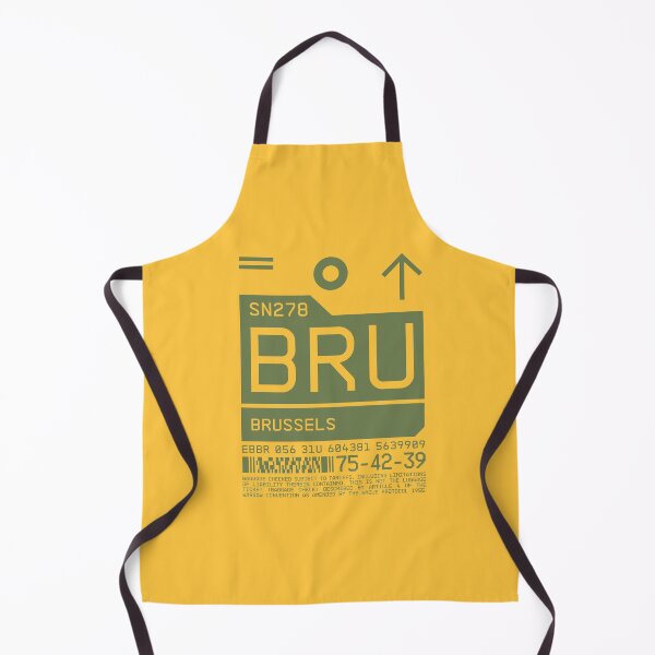 Artikelvorschau, Luggage Tag C - BRU Brussels Belgium entworfen und verkauft von VoodooCircus.