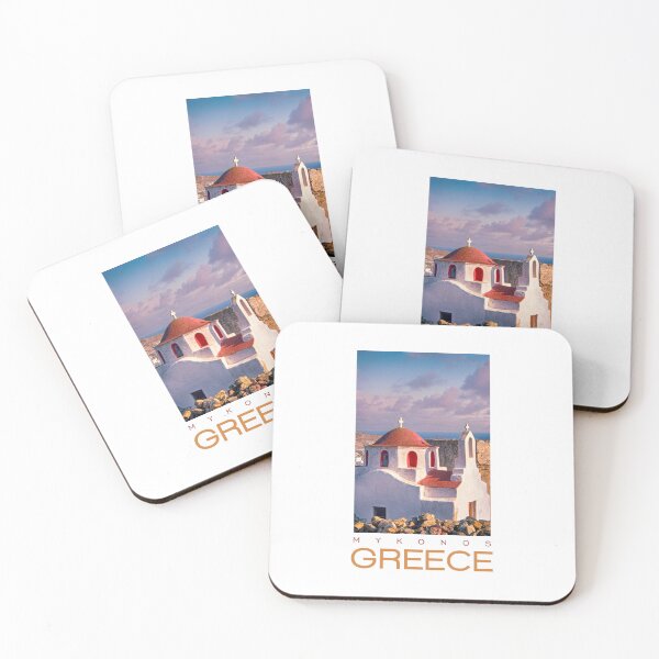 Item preview, Mykonos Greece Poster No.5 designed and sold by angelisart.