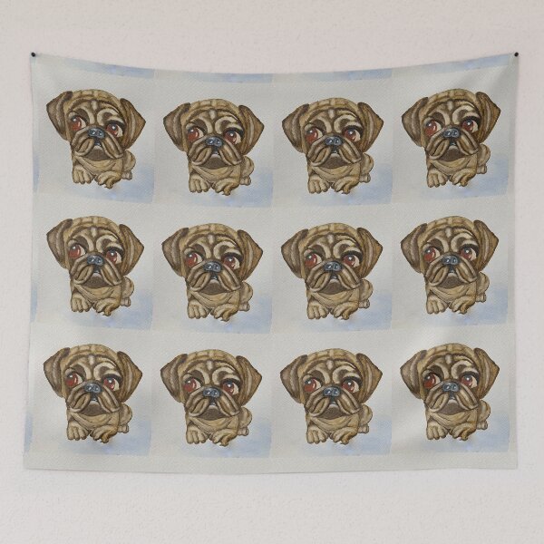 Item preview, Cute as a Pug designed and sold by pohlma.