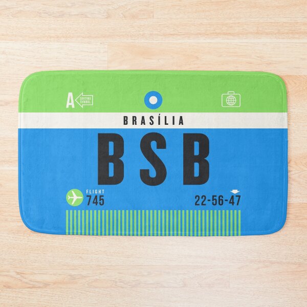 Item preview, Luggage Tag A - BSB Brasilia Brazil designed and sold by VoodooCircus.