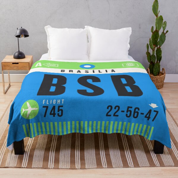 Item preview, Luggage Tag A - BSB Brasilia Brazil designed and sold by VoodooCircus.