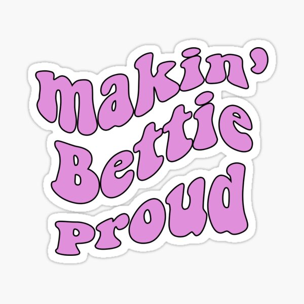 Theta: Making Bettie Proud Sticker