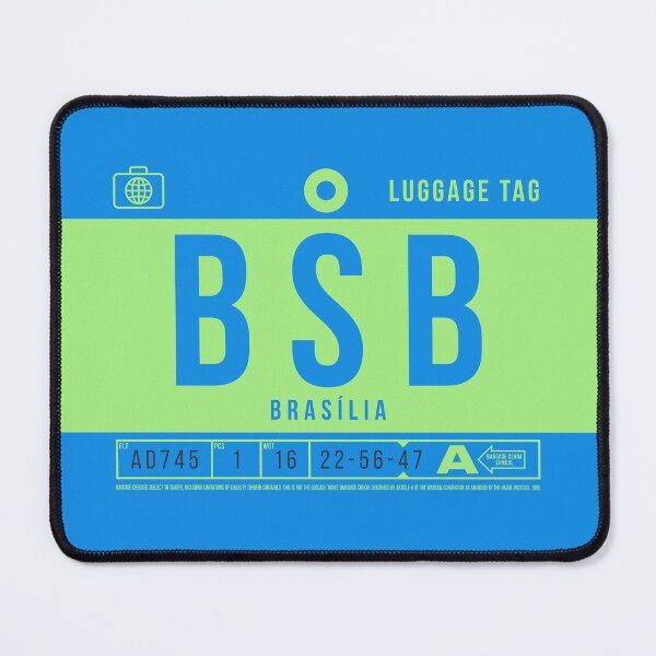 Item preview, Luggage Tag B - BSB Brasilia Brazil designed and sold by VoodooCircus.