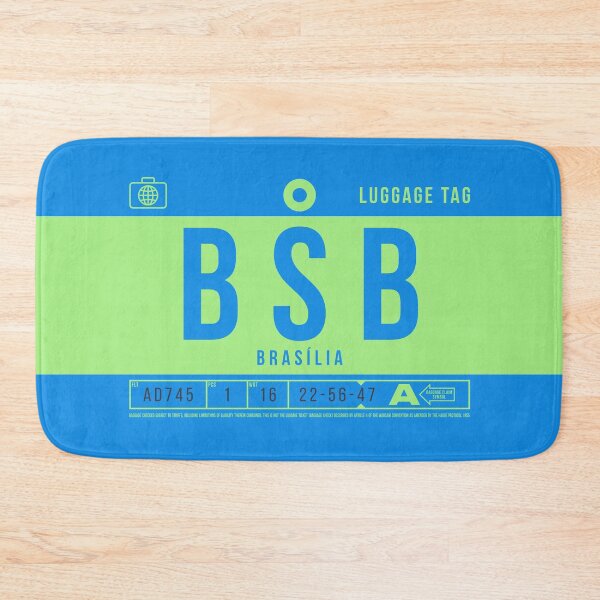 Item preview, Luggage Tag B - BSB Brasilia Brazil designed and sold by VoodooCircus.