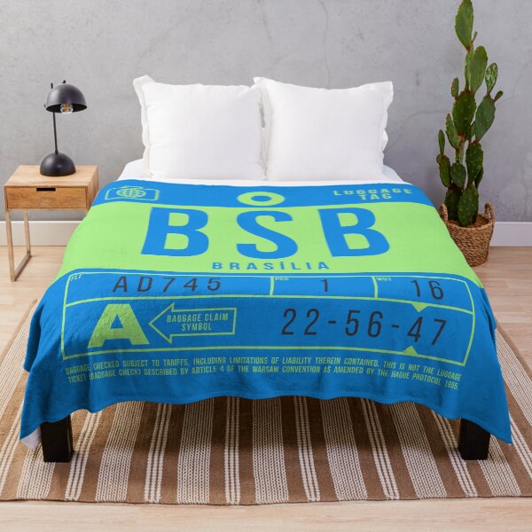 Item preview, Luggage Tag B - BSB Brasilia Brazil designed and sold by VoodooCircus.