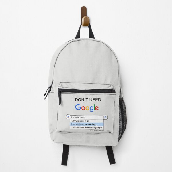 Item preview, I Don't Need Google my Wife Knows Everything - Funny Quotes designed and sold by ShopieHome.