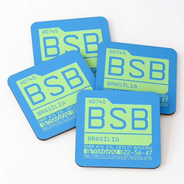 Item preview, Luggage Tag C - BSB Brasilia Brazil designed and sold by VoodooCircus.