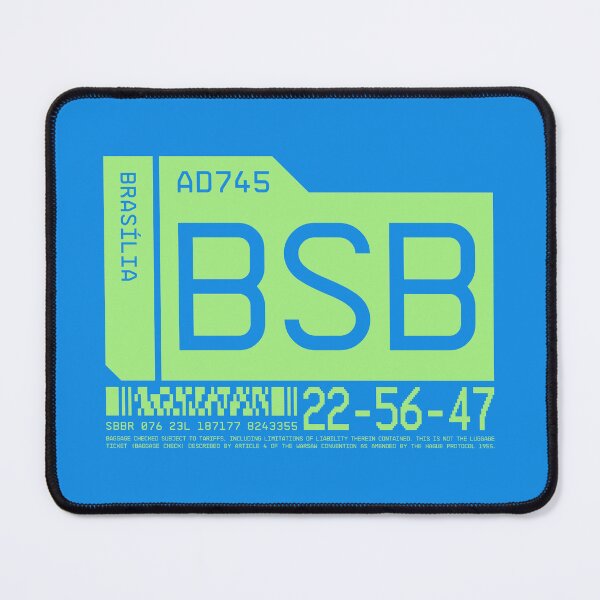 Item preview, Luggage Tag C - BSB Brasilia Brazil designed and sold by VoodooCircus.