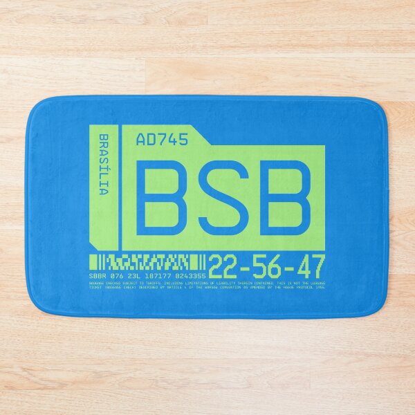 Item preview, Luggage Tag C - BSB Brasilia Brazil designed and sold by VoodooCircus.