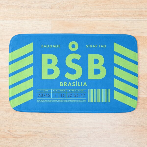 Item preview, Luggage Tag D - BSB Brasilia Brazil designed and sold by VoodooCircus.