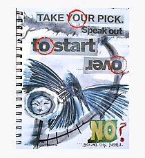 speak out Photographic Print