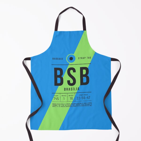Item preview, Luggage Tag E - BSB Brasilia Brazil designed and sold by VoodooCircus.