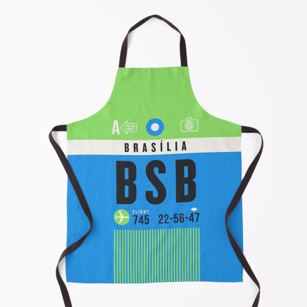 Item preview, Luggage Tag A - BSB Brasilia Brazil designed and sold by VoodooCircus.