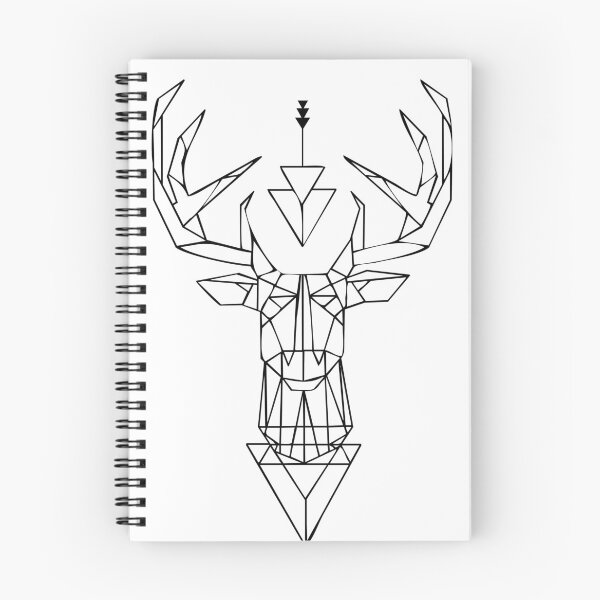 Item preview, Deer Head Square Art - Black and White designed and sold by Shtick.