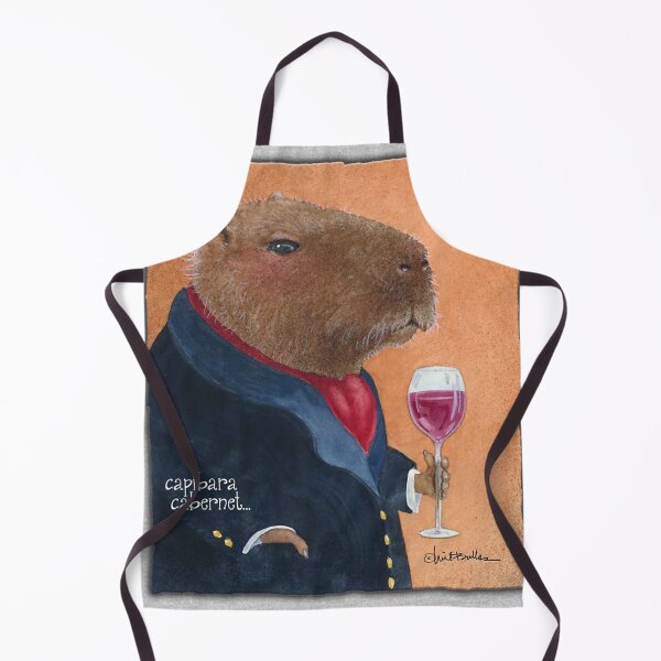 capybara cabernet Apron