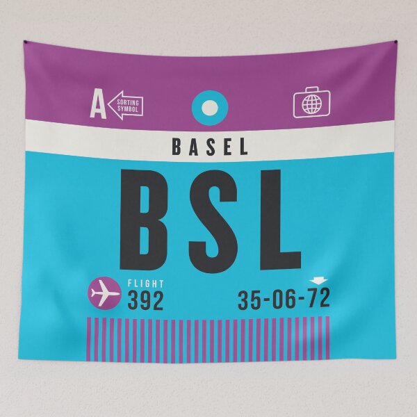 Item preview, Luggage Tag A - BSB Brasilia Brazil designed and sold by VoodooCircus.