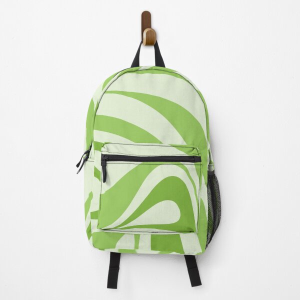Item preview, New Groove Retro Swirl Abstract Pattern Lime Green designed and sold by kierkegaard.