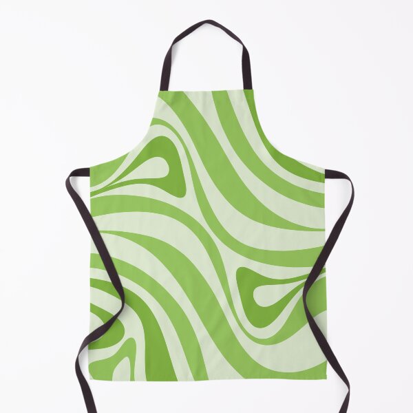 Item preview, New Groove Retro Swirl Abstract Pattern Lime Green designed and sold by kierkegaard.