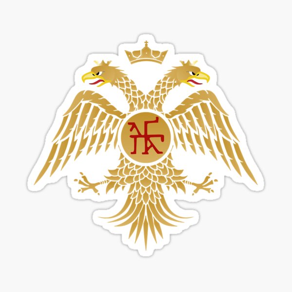 Russian Flag Russia Emblem Eagle Two Heads' Sticker