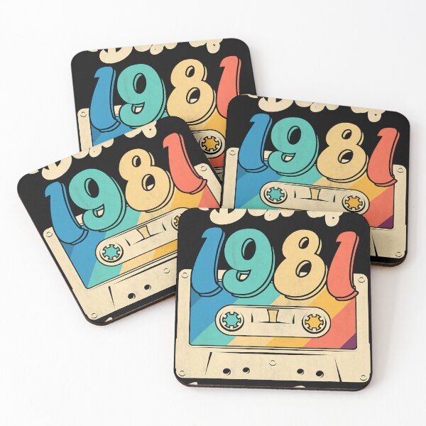 Item preview, Retro Best of 1981 Cassette Tape 40th Birthday Decorations designed and sold by angelineraki.