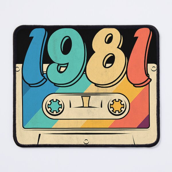 Item preview, Retro Best of 1981 Cassette Tape 40th Birthday Decorations designed and sold by angelineraki.