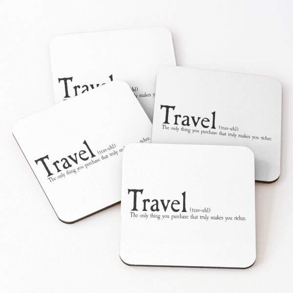 Item preview, Travel Definition Vacation Quote for Travellers Backpackers designed and sold by digitalsocial.
