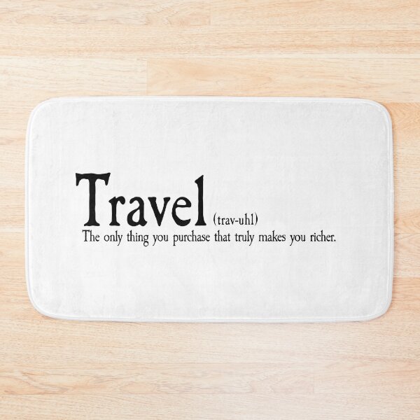 Item preview, Travel Definition Vacation Quote for Travellers Backpackers designed and sold by digitalsocial.