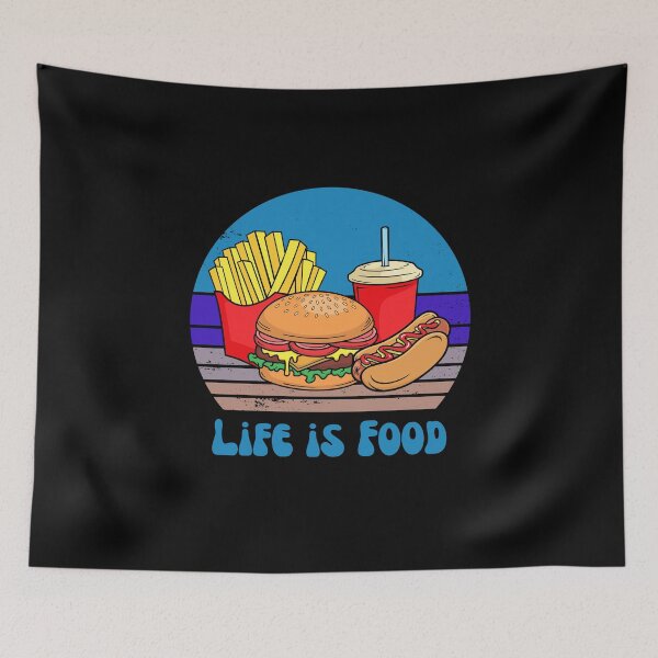 Item preview, Life Is Food | Burgers And Fries designed and sold by SpeakLifeHQ.