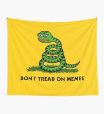 Treten Sie nicht auf Meme Wandbehang