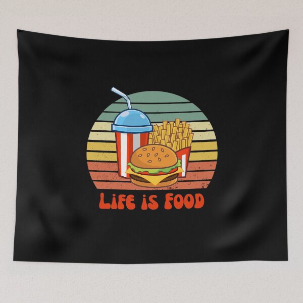 Item preview, Life Is Food | Burgers And Fries designed and sold by SpeakLifeHQ.