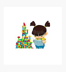 Baby Us: Block Girl Photographic Print