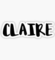 Claire Sticker