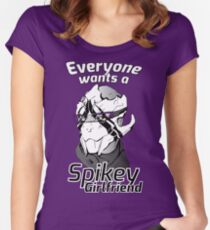 Everyone wants a Spikey Girlfriend. Women's Fitted Scoop T-Shirt