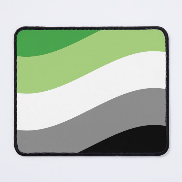 Item preview, Aro Pride Flag (Wavy) designed and sold by asexualmemes.