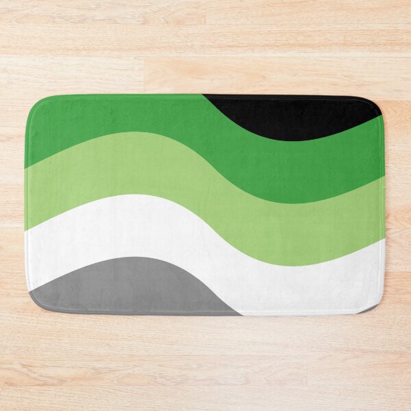 Item preview, Aro Pride Flag (Wavy) designed and sold by asexualmemes.