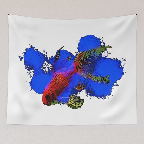 Item preview, veiltail goldfish canvas structure, aquatic animals, fish designs for woman designed and sold by Kirei-Lily.