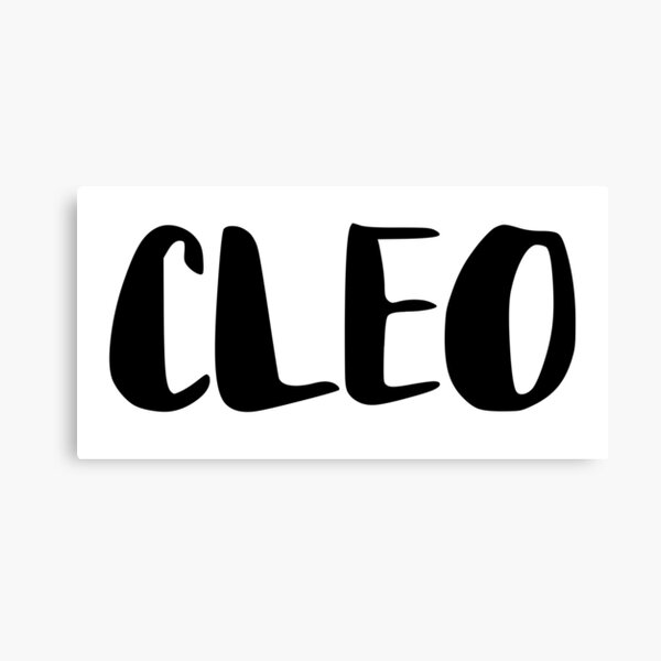 Cleo Name Canvas Prints | Redbubble