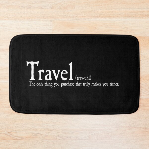 Item preview, Travel Vacation Definition Quote for Travellers Backpackers White designed and sold by digitalsocial.