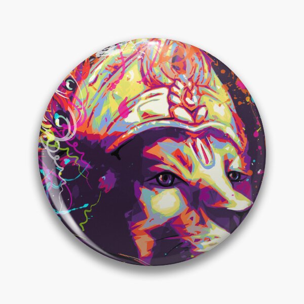 Item preview, Colourful Abstract Graffiti Painting of Narasimha Prahalada designed and sold by gargeesuresh.