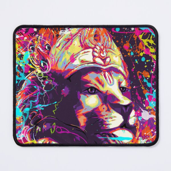 Item preview, Colourful Abstract Graffiti Painting of Narasimha Prahalada designed and sold by gargeesuresh.
