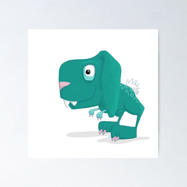 Artikelvorschau, Dino Bunny TRex entworfen und verkauft von Pcsillustration.