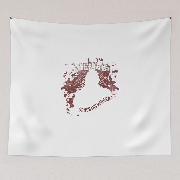 Item preview, Taserface sends his Regards designed and sold by Grafik Traffik.