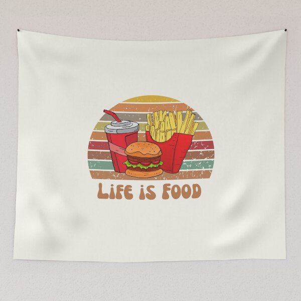 Item preview, Life Is Food | Burgers And Fries designed and sold by SpeakLifeHQ.