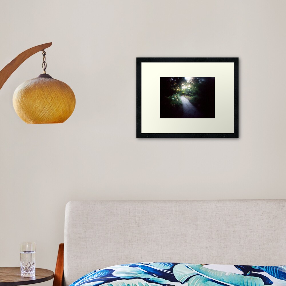 path Framed Art Print
