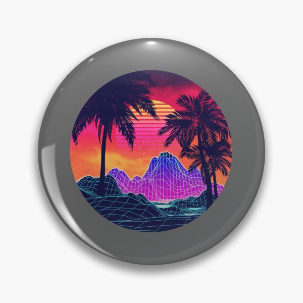 Item preview, 80s Vaprwave rocks and palm trees design Classic designed and sold by VictorKoelpin.