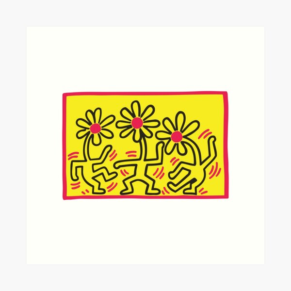 Keith Haring Flower Art Prints for Sale