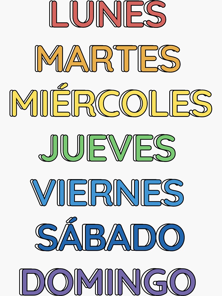  Wednesday Day of the Week Tee in Spanish-Miércoles T-Shirt :  Clothing, Shoes & Jewelry