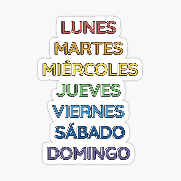 Word Tuesday Spanish Martes On Yellow Stock Illustration