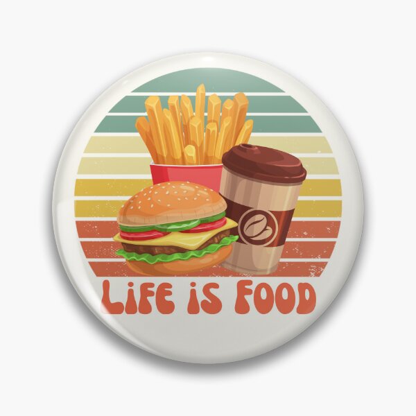 Item preview, Life Is Food | Burgers Fries And Coffee designed and sold by SpeakLifeHQ.