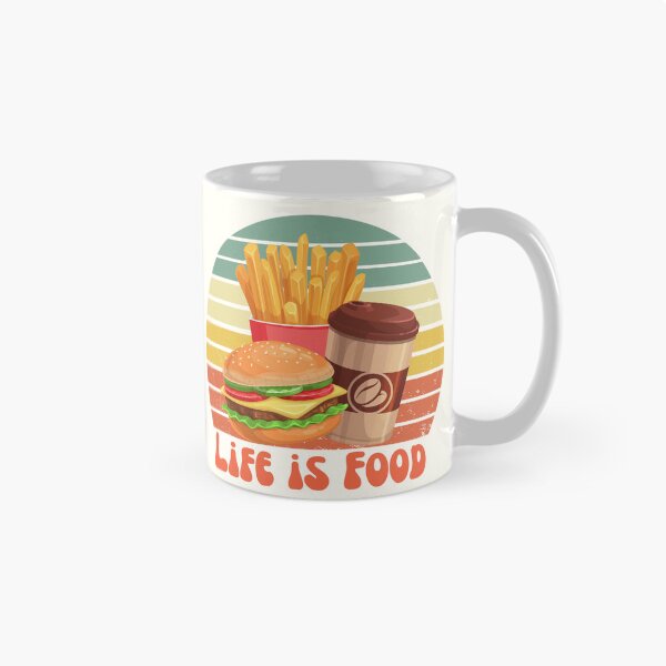 Item preview, Life Is Food | Burgers Fries And Coffee designed and sold by SpeakLifeHQ.